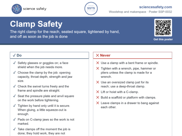 Clamp Safety Poster