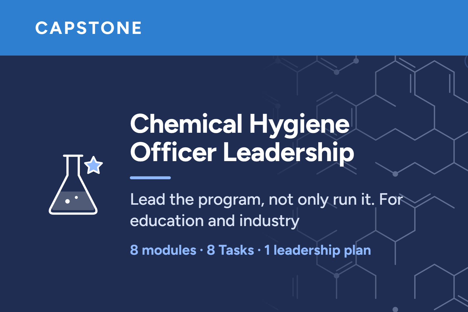 Chemical Hygiene Officer Leadership - Lead the program, not only run it. For education and industry
