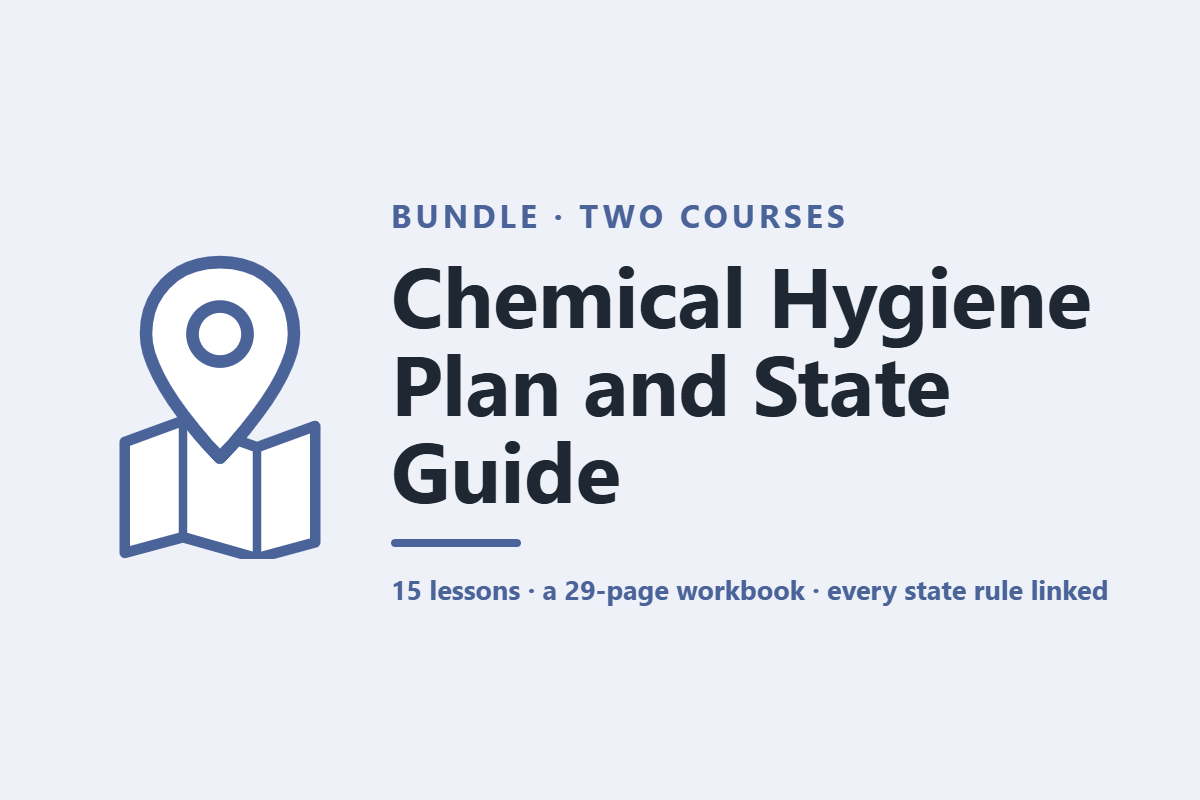 Bundle: Chemical Hygiene Plan and State Guide Bundle