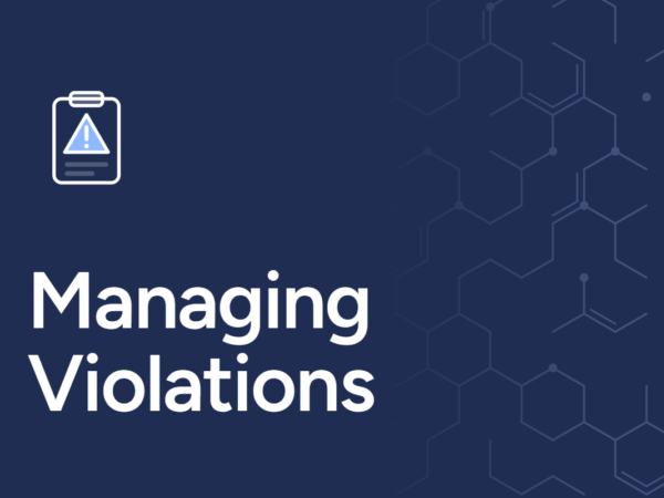 Managing Violations