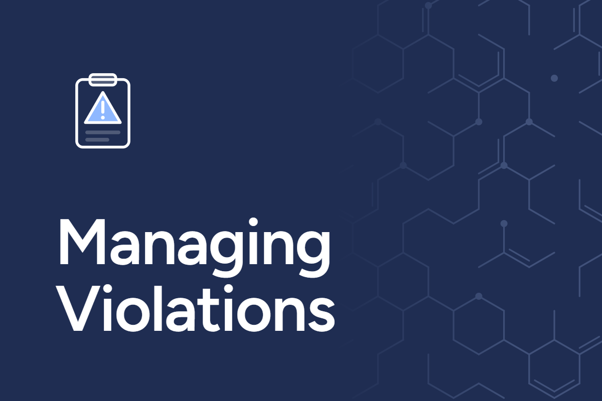 Managing Violations