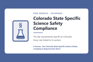 Colorado State Specific Science Safety Compliance