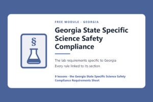Georgia State Specific Science Safety Compliance
