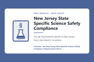 New Jersey State Specific Science Safety Compliance